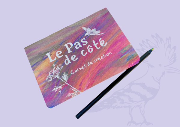 Carnet de création + crayon arc-en-ciel